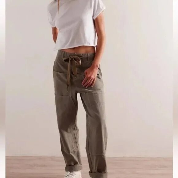 NWOT We The Free Hayden Pull-On Pants Laurel Oak size- LARGE - Picture 2 of 4